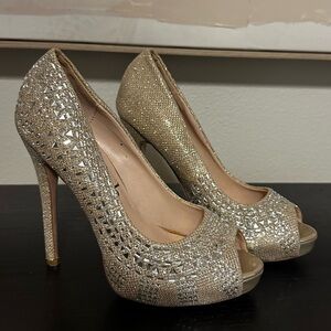 Sparkly heels